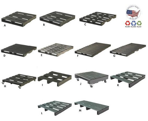 Jifram Stocked Plastic Pallets