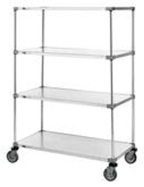 Metro Super Erecta Stem Caster Carts - Solid