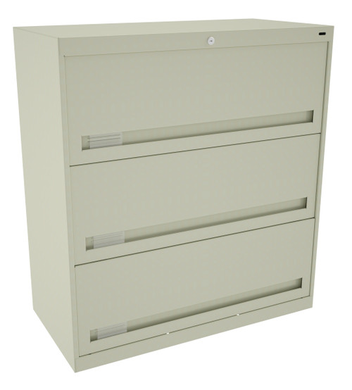 3 HIGH LATERAL FILES WITH RETRACTABLE DOORS - LPL3636L31 Champagne Putty