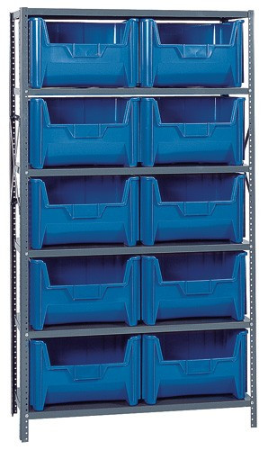 Quantum QSBU-700 Giant Stack Container Steel Shelving Blue