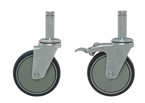 Quantum Wire Shelving Casters Model WR-00H | Material Flow