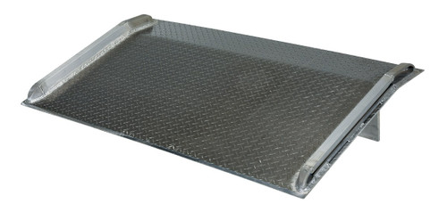Vestil BTA-08005430 Aluminum Truck Dockboard with Welded Aluminum Curbs - 8000 lb. Capacity Vestil BTA-08005430 Aluminum Truck Dockboard with Welded Aluminum Curbs - 8000 lb. Capacity