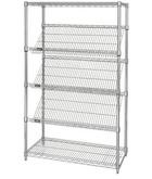 Quantum 63"H Slanted Shelving Units - Stationary or Mobile