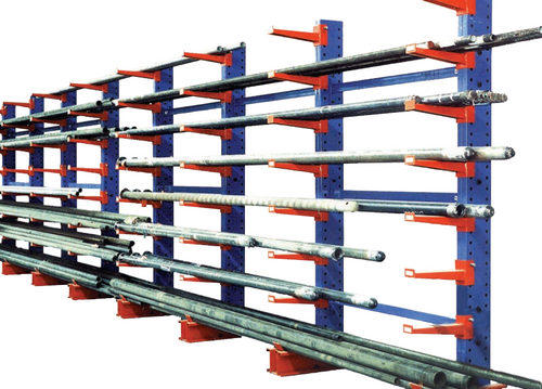 Meco Omaha Series 4000 Standard Heavy Duty Cantilever Rack - Single Sided Upright - Columns Only Meco Omaha Series 4000 Standard Heavy Duty Cantilever Rack - Single Sided Upright - Columns Only