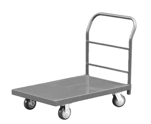 Material Flow Steel Platforms Trucks with 5" x 2" Casters