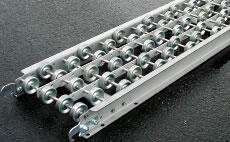 SW Series Galvanized Steel Skate Wheel Conveyors - 18" Width
