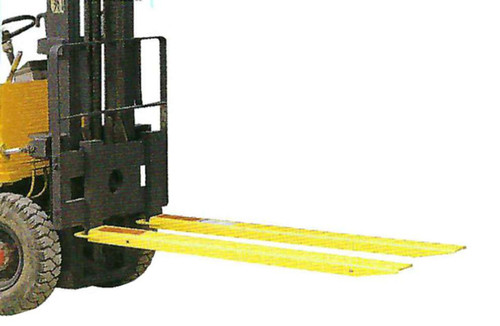 Material Flow Lift Truck Fork Extensions - 4 Inch Fork Width - 1