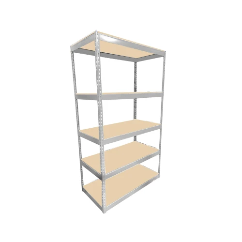 Material Flow 5A-3612-84W-SR Silver 5-Shelf Unit
