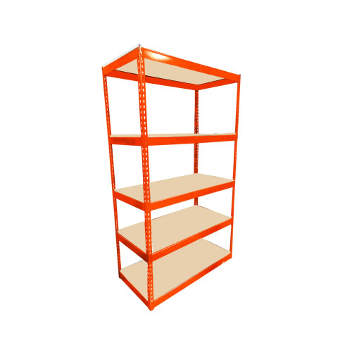 5A-4818-84W-OR Orange Bulk Shelving 5 Shelf | Material Flow