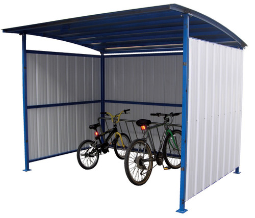 Vestil MDS-96-BK Steel Multi Duty Bicycle Shelter