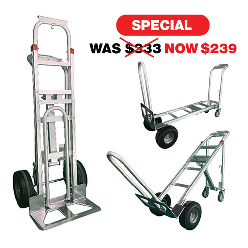 Material Flow [SPECIAL] Three Way Convertible Aluminum Hand Truck