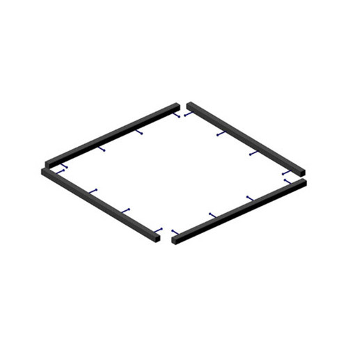 Vestil TG-4S-F-BK Square Tree Grate Frames