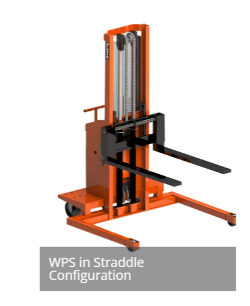 Presto Lifts - Straddle Work Positioners at Material Flow  WPS Presto Lifts - Straddle Work Positioners at Material Flow  WPS
