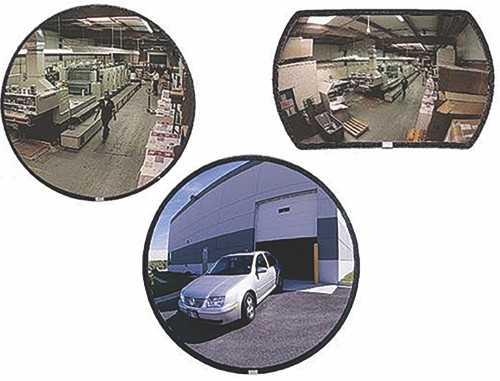 See All Industries Acrylic Outdoor Round-Rectangular Convex Mirrors