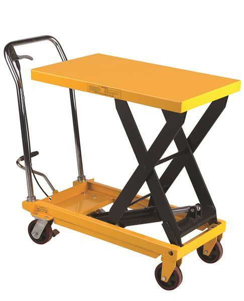 Fixed Handle Scissor Lift in Use