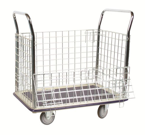 Wire Caged Steel Platform Truck