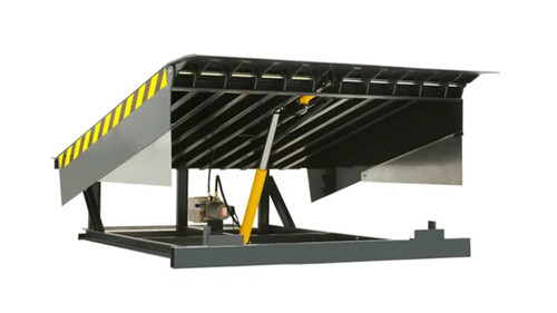 Red Steel Hydraulic & Mechanical Pit Dock Levelers - 1