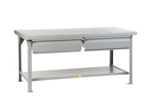 Little Giant Heavy-Duty Workbench with 2 Drawers Model No. WW-3672-2HD Little Giant Heavy-Duty Workbench with 2 Drawers Model No. WW-3672-2HD