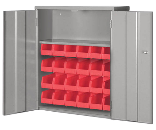 Wall Mount and Table Top Cabinets with Bins, Model: WBC-2630-B