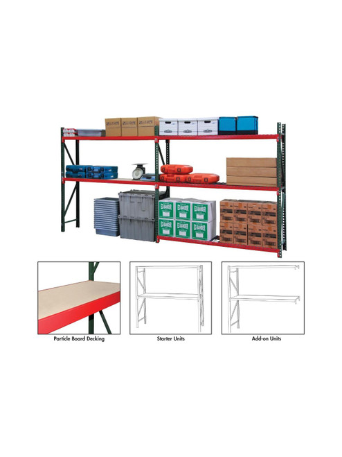 FastRak Bulk Storage Rack Units With Particle Board Decking ADD-ON UNITS FastRak Bulk Storage Rack Units With Particle Board Decking ADD-ON UNITS