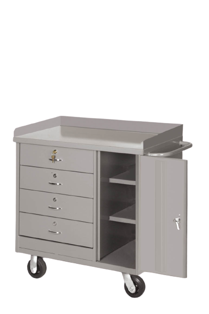 Mobile Drawer and Door Cabinets 36"W, Model: PDC-36