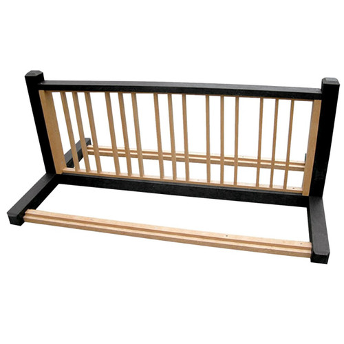 Vestil BR-P10-BK-CD Black/Cedar Eco-Friendly Bicycle Racks Vestil BR-P10-BK-CD Black/Cedar Eco-Friendly Bicycle Racks