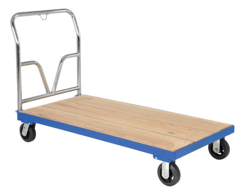 Vestil VHPT/S-2754 Hardwood Platform Truck with Steel Frame Vestil VHPT/S-2754 Hardwood Platform Truck with Steel Frame