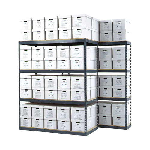 Material Flow 69 x 60 Record Archive Storage Unit - Double Shelf
