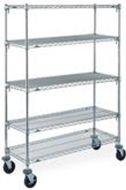 Metro Super Adjustable Super Erecta Stem Caster Cart - 4-Tier Model