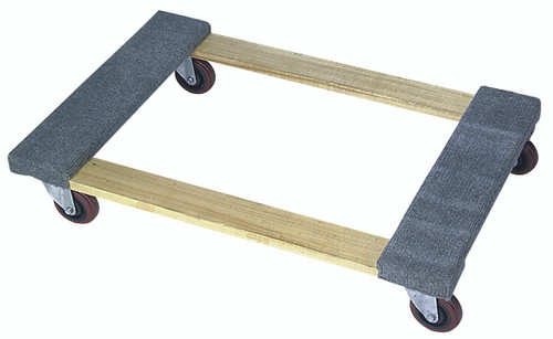 Open Deck Carpet End Wood Dollies