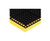 Crown Matting Safewalk General Purpose Matting, Yellow Borders all sides.