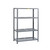 Little Giant 4 Shelf Perforated Welded Steel Shelving Model 4SHP-2448-72