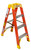 Vestil FBTFL-4 Fiberglass Twin Front Ladders