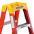 Vestil FBTFL-6 Fiberglass Twin Front Ladders