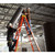 Vestil 10 Step Fiberglass Twin Front Ladders in use FBTFL-10