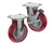 CasterDepot Ergonomic, Top Plate Casters - All Purpose & Easy Rolling - Capacities Up To 1500 Lbs.