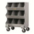 Little Giant Welded Steel Mobile Storage Bin Model No. MS3-1532-6PH