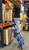 Vestil FLAD-4 4 Step Steel Folding Ladder with Wheels