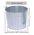 Vestil BKT-GAL-500 5 Gallon Galvanized Steel Bucket