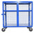 Vestil Welded Security Carts Blue