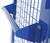 Vestil Welded Security Carts Blue