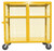 Vestil Welded Security Carts Yellow