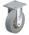 Vestil Thermo Plastic Rubber Tread Casters (Blickle) Rigid, CST-BL-4X2TPR-R shown