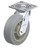 Vestil Thermo Plastic Rubber Tread Casters (Blickle) Swivel, CST-BL-6X2TPR-S shown
