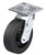 Vestil Mold on Rubber Black Tread Caster (Blickle) SWIVEL. CST-BL-5X2MR-S shown