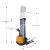 Apollo Forklifts LLC A-3047 Full Electric Fixed Leg & Straddle Stacker