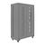 Durham 2502MCS-12S-95 48 x 78 Secure Mobile Tool Charging Cabinet