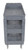 Vestil PLSC-3-1731 Plastic Utility Service Carts - 4 Vestil PLSC-3-1731 Plastic Utility Service Carts - 4