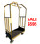 Material Flow Gold Aluminum Luggage Cart SALE