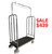 Material Flow Chrome Luggage Cart Sale Material Flow Chrome Luggage Cart Sale